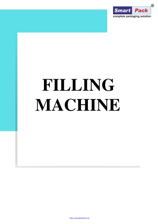 Filling Machine in Kolkata