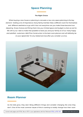 For the Space Planning Find the Best Room Planner