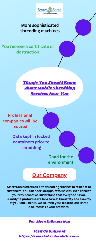 Things You Should Know About Mobile Shredding Services Near You