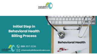 Initial Step in Behavioral Health Billing Process