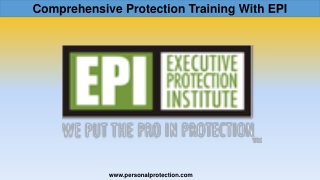 Comprehensive Protection Training With EPI