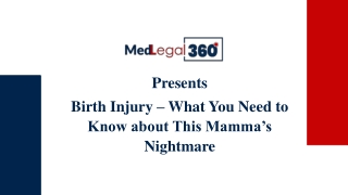 Birth Injury – What You Need to Know about This Mamma’s Nightmare