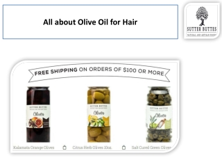 Olive Oil for Hair