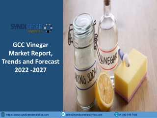 GCC Vinegar Market  Size PDF 2022-2027 Syndicated Analytics
