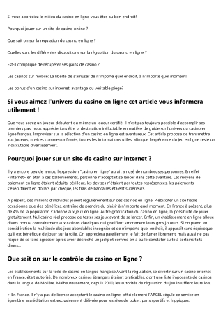 Casino en ligne : comment faire le bon choix ?