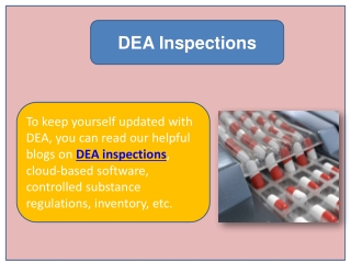 DEA Inspections