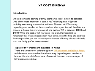 ivf cost in kenya