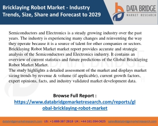 Bricklaying Robot Market