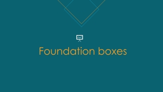 Branded custom foundation boxes wholesale