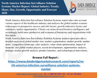 North America Infection Surveillance Solutions Systems Market