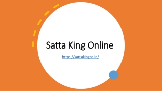 Satta King Online