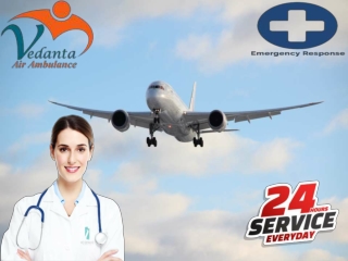 Vedanta Air Ambulance Service in Jabalpur for the Quick Patient Transportation