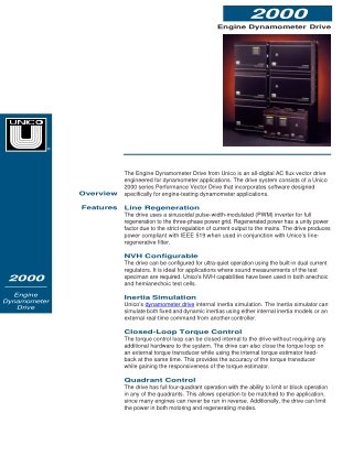 Engine Dynamometer Drive | EV Motor Dynamometer Testing - Unico