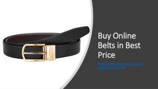 Buy Online Belts in Best Price