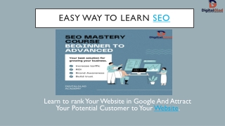 Easy way to learn SEO