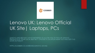 Lenovo UK: Lenovo Official UK Site| Laptops, PCs