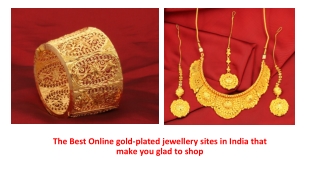 The Best Online gold-plated jewellery sites in India that make you glad to shop