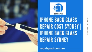 iPhone Back Glass Repair Cost Sydney  | iPhone Back Glass Repair Sydney