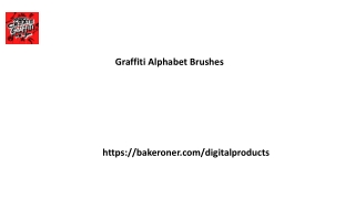 Graffiti Alphabet Brushes Bakeroner.com.....