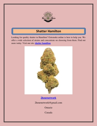 Shatter Hamilton  Gotsmoke.online