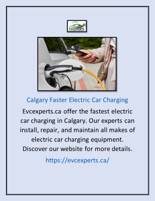 Charging Solution in Canada | Evcexperts.ca