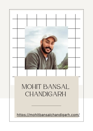 Mohit Bansal Chandigarh Architect
