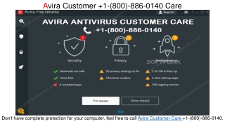 Avira Customer  1(800) 886 0140 Care