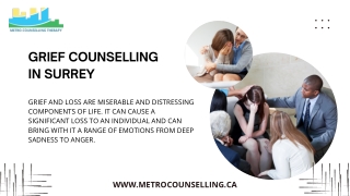Grief Counselling in Surrey