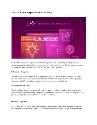 Best Erp Software in Dubai