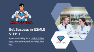 Contact Man of Heal And Get Success in USMLE STEP-1