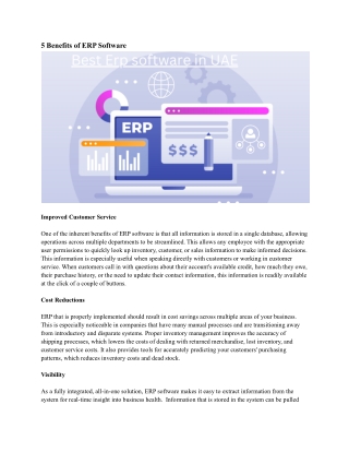 Best Erp software in UAE