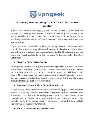 VPN Anonymous Browsing_ Tips to Choose VPN Service Providers .docx