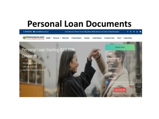 Personal Loan Documents