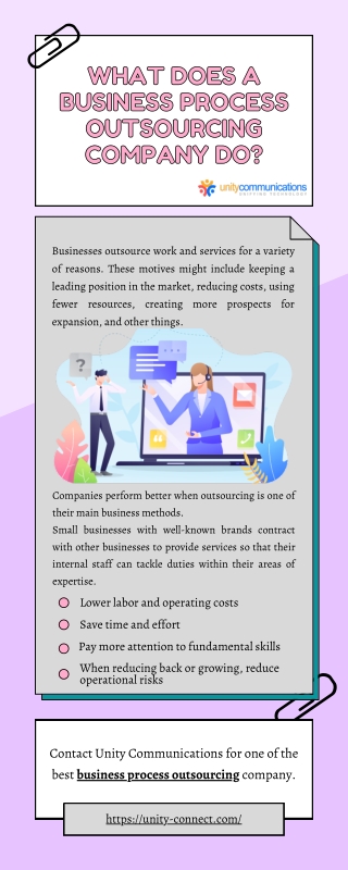 What Does A Business Process Outsourcing Company Do?