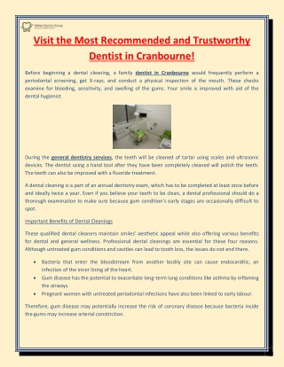 Visit the Most Recommended and Trustworthy Dentist in Cranbourne!