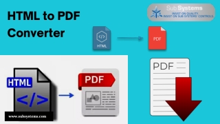 HTML to PDF Converter