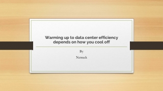 Warming up to data center efficiency depends on how you cool off