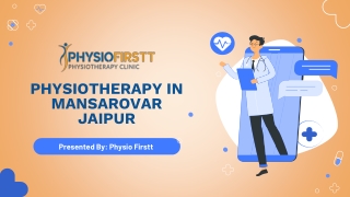 Exceptional Physiotherapy in Mansarovar Jaipur