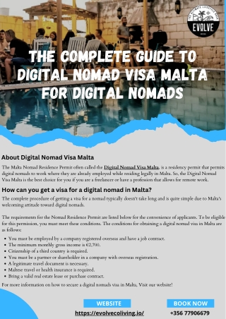 The Complete Guide to Digital Nomad Visa Malta for Digital Nomads