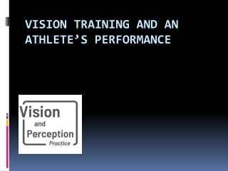 Visual training and athletic performance