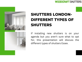 Shutters London-Different Types of Shutters in Essex