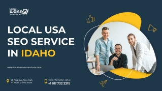 LOCAL USA SEO SERVICE IN IDAHO