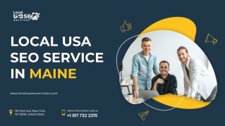 LOCAL USA SEO SERVICE IN MAINE