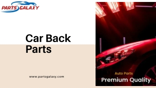 A Complete List of car back parts - Parts galaxy