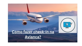 Quando você pode fazer o check-in com a Avianca?