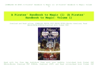 [DOWNLOAD IN @PDF] A Pirates' Handbook to Magic (1) (A Pirates' Handbook to Magic Volume 1) (DOWNLOAD E.B.O.O.K.^)