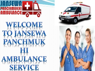 Comfortable and Fastest Medical Transportation in Hazaribagh and Ramgarh Offered by Jansewa Panchmukhi