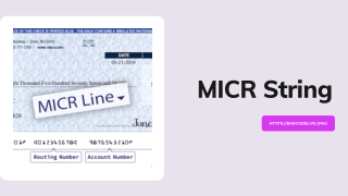 What is MICR string? How does it work?  [A Complete Guide]