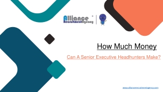 Senior Executive Staffing - Alliance Recruitment Agency