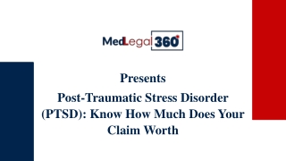 Post-Traumatic Stress Disorder (PTSD): Know How Much Does Your Claim Worth